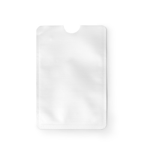 Tarjetero RFID con acabado en aluminio. Iraci