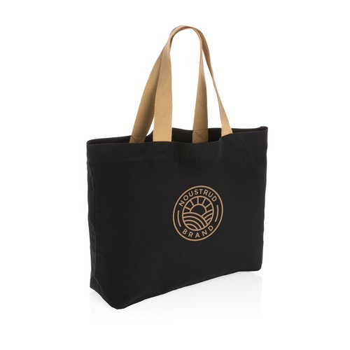 Impact Aware™ recycled canvas XL draagtas 240gsm ongeverfd Impact Aware™ recycled canvas XL draagtas 240gsm ongeverfd