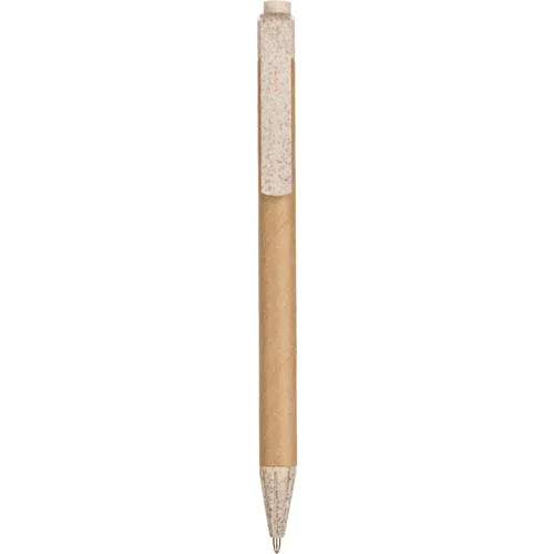 BALLPOINT PEN IN RECYCLED CARDBOARD AND WHEAT STRAW + ABS BALLPOINT PEN IN RECYCLED CARDBOARD AND WHEAT STRAW + ABS