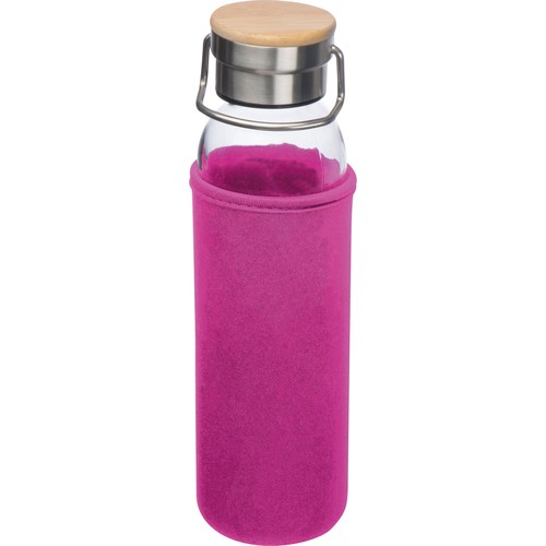 Bouteille en verre avec housse néoprène, 600 ml Bouteille en verre avec housse néoprène, 600 ml
