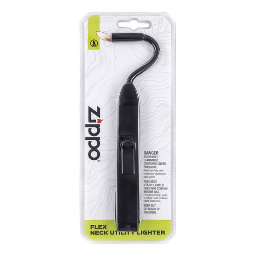 Zippo Flex Neck Utility Lighter Black & Chrome Zippo Flex Neck Utility Lighter Black & Chrome