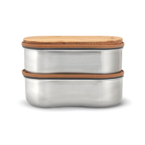 Black+Blum Stainless Steel Double Bento Box Black+Blum Stainless Steel Double Bento Box