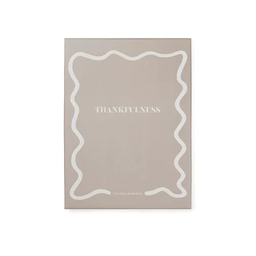VINGA Thankfulness Journal intime en papier recyclé GRS