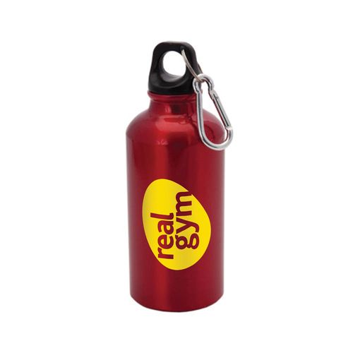 Aluminium Bottle With Carabiner Lid Mento (400ml) Aluminium Bottle With Carabiner Lid Mento (400ml)