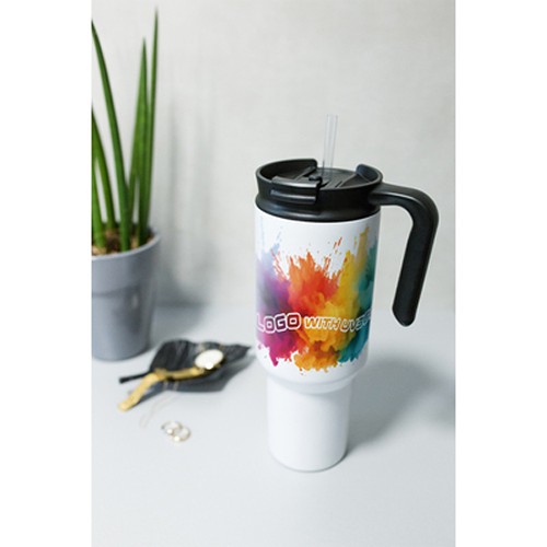 Thermobecher 1100 ml Air Gifts mit ergonomischem Griff | Ony Thermobecher 1100 ml Air Gifts mit ergonomischem Griff | Ony
