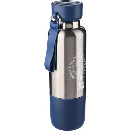 Gourde double paroi de 500 ml en acier inoxydable Zev Gourde double paroi de 500 ml en acier inoxydable Zev