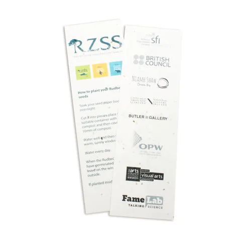 Bookmark seedpaper 80gr