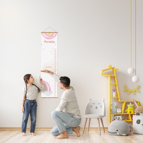 Custom Kids' Measuring Bars - Sustainable Wood, Made to Order Custom Kids' Measuring Bars - Sustainable Wood, Made to Order