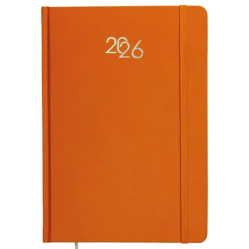Agenda hebdomadaire 2026, couverture rigide en carton laminé