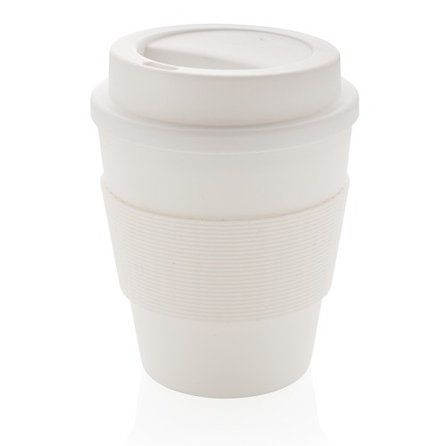Mug en PP recyclable avec couvercle à vis 350ml Mug en PP recyclable avec couvercle à vis 350ml