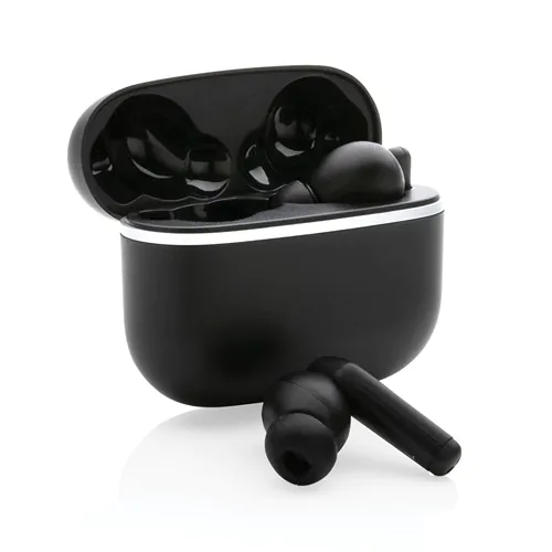 RCS recycled plastic Swiss Peak TWS earbuds 2.0 RCS recycled plastic Swiss Peak TWS earbuds 2.0