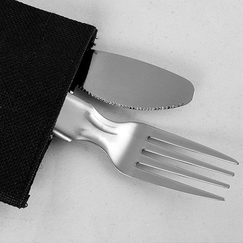 Cubiertos plegables en bolsa Piombo Cubiertos plegables en bolsa Piombo