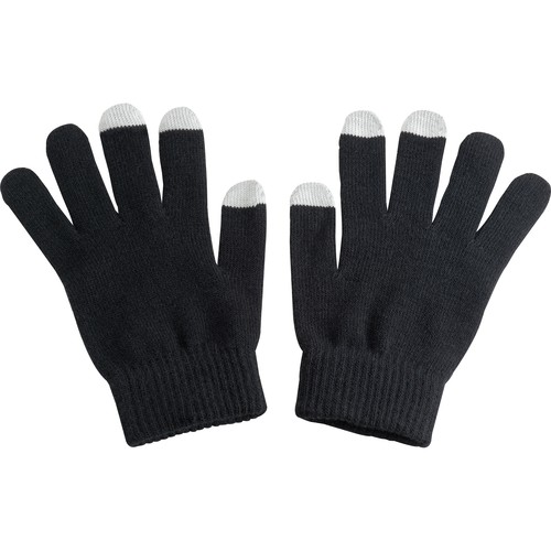 Acrylic gloves with touch tops on two fingers Acrylic gloves with touch tops on two fingers