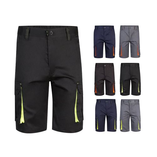 VL HEMERA. Bermudas elásticas bicolor y multibolsillos (240 g/m²), en algodón (46%), EME (38%) y poliéster (16%) VL HEMERA. Bermudas elásticas bicolor y multibolsillos (240 g/m²), en algodón (46%), EME (38%) y poliéster (16%)