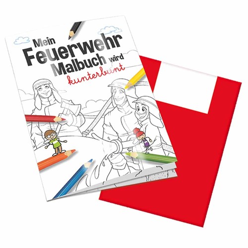 Cahier de dessin / set A6 - Pompiers - Cahier de dessin neutre Cahier de dessin / set A6 - Pompiers - Cahier de dessin neutre