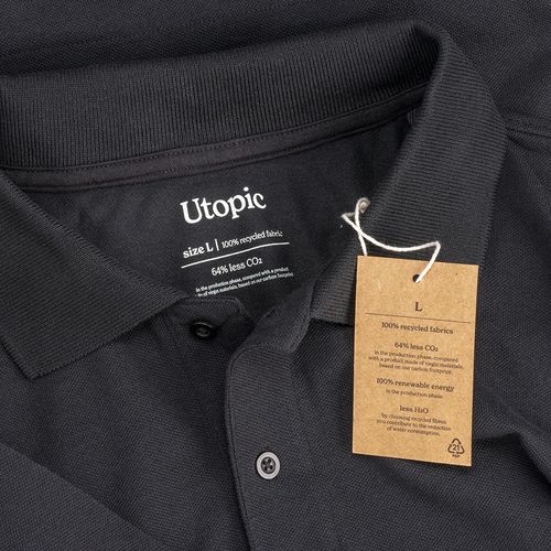 100% recycled fabric polo