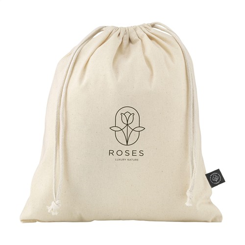 Gift Pouch Naturel GRS Recycled Cotton (150 g/m²) M Gift Pouch Naturel GRS Recycled Cotton (150 g/m²) M