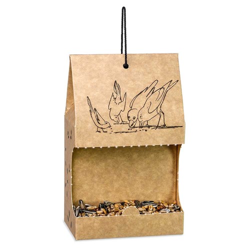 Boite de graines pour oiseaux à emporter - standard Boite de graines pour oiseaux à emporter - standard