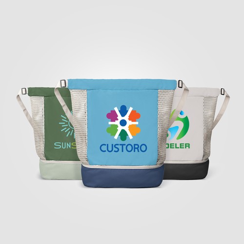 Neri Recycled Mesh Drawstring Bag - 34L Neri Recycled Mesh Drawstring Bag - 34L