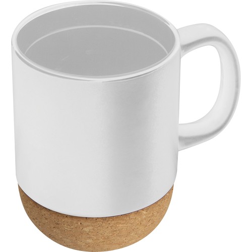 Ceramic mug with cork ground Ceramic mug with cork ground