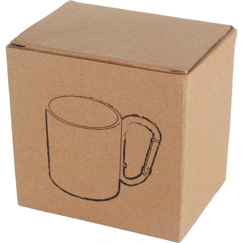 Tasse en métal avec mousqueton 180ml