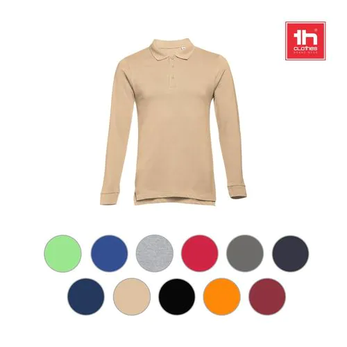 THC BERN 3XL. Men's long sleeve polo shirt THC BERN 3XL. Men's long sleeve polo shirt