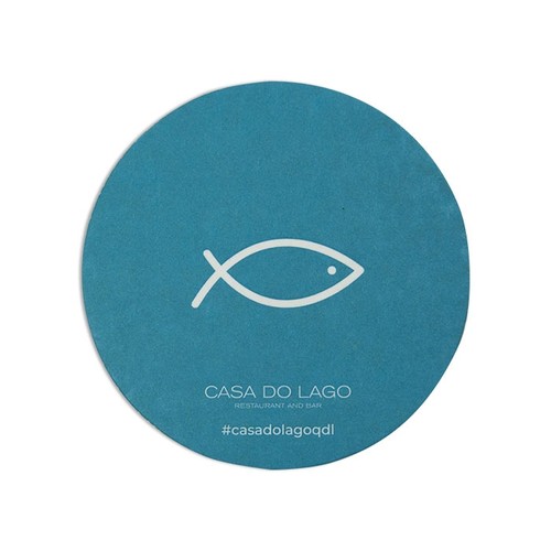 DESSOUS DE TASSE CARTON 8CM UNE COULEUR 1 FACE DESSOUS DE TASSE CARTON 8CM UNE COULEUR 1 FACE