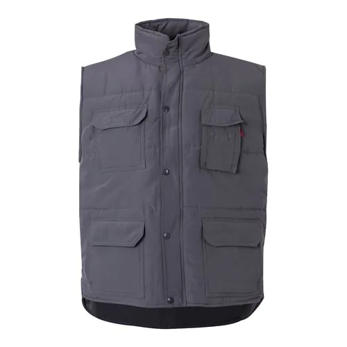 VL MEFITIS. Multi-pocket padded vest (220g/m²), in polyester (100%) VL MEFITIS. Multi-pocket padded vest (220g/m²), in polyester (100%)