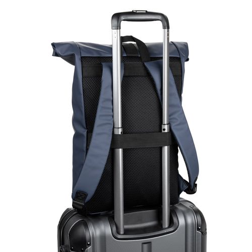 PORTLAND. Sac à dos à enroulement en PU avec poche pour ordinateur portable 16 pouces PORTLAND. Sac à dos à enroulement en PU avec poche pour ordinateur portable 16 pouces