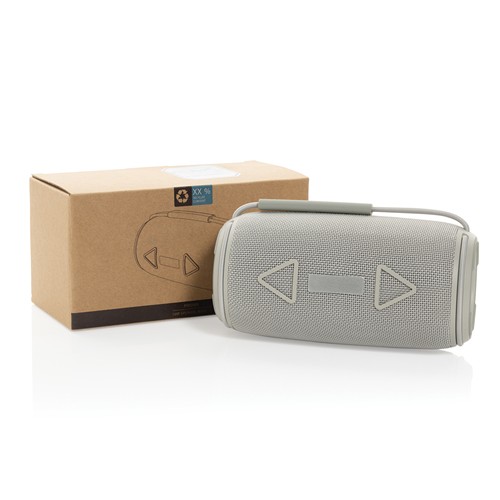 Enceinte 16W étanche IPX4 en plastique recyclé RCS Prisma Enceinte 16W étanche IPX4 en plastique recyclé RCS Prisma