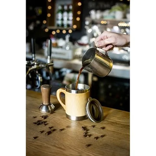 Bambusowy kubek termiczny 300 ml | Kol Bambusowy kubek termiczny 300 ml | Kol