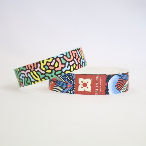Customizable 19mm Tyvek Identification Wristband