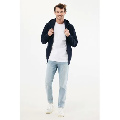 IQONIQ Abisko gerecycled katoen hoodie met rits