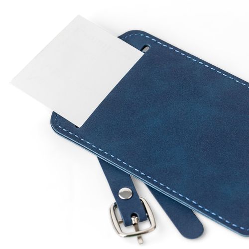 Recycled PU passport holder and luggage label Zani Recycled PU passport holder and luggage label Zani