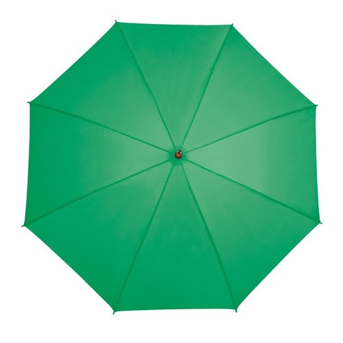 PARAPLUIE VERT MANCHE EN BOIS d=105 cm PARAPLUIE VERT MANCHE EN BOIS d=105 cm