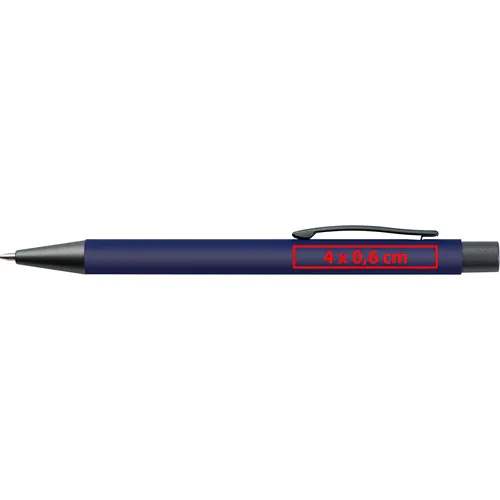 Plastic ballpoint pen with metal clip Plastic ballpoint pen with metal clip