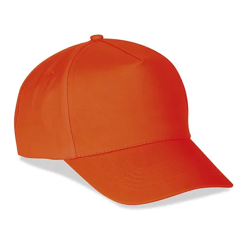 5 PANELS GOLF CAP FLUORESCENT COLORS IN 100% POLYESTER
