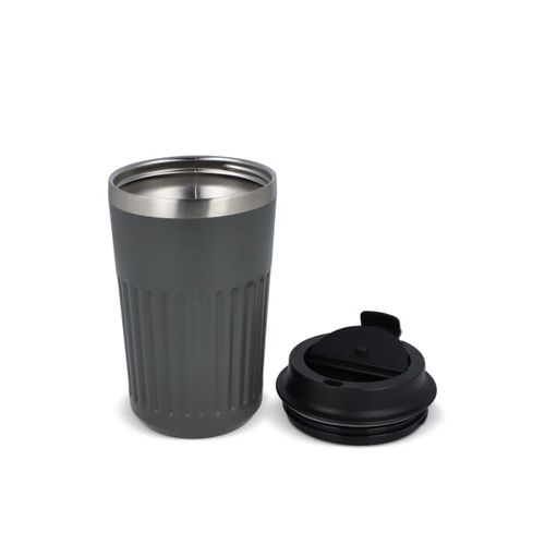 Termo de acero inoxidable reciclado para café para llevar, 400 ml.