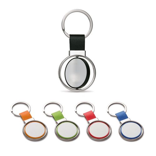ALBRIGHT. Metal and PU keyring ALBRIGHT. Metal and PU keyring