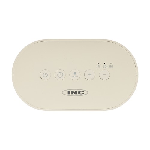 LumaRise RCS gerecycled plastic wekker met witte ruis