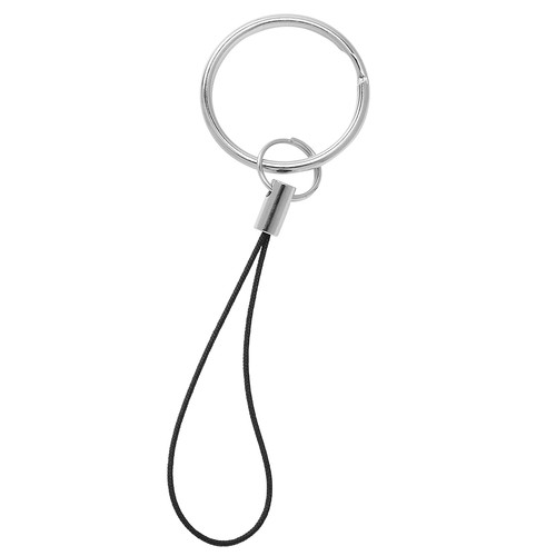 Phone lanyard with eyelet and ring