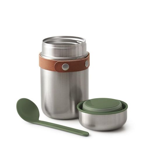 Gourde alimentaire - noir+blum