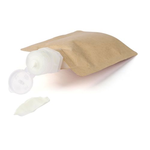 Paper bag sunscreen lotion Kyle