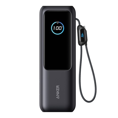Powerbank 25.000 mAh et 165 W avec câble intégré Anker Powerbank 25.000 mAh et 165 W avec câble intégré Anker