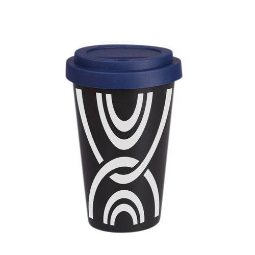 Beker Freedom Classic 280ml satijnzwart/marineblauw / donkerblauw