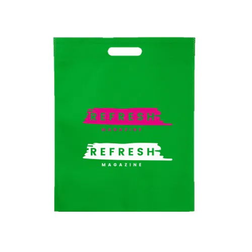 Non woven shopper cut-out handle Non woven shopper cut-out handle