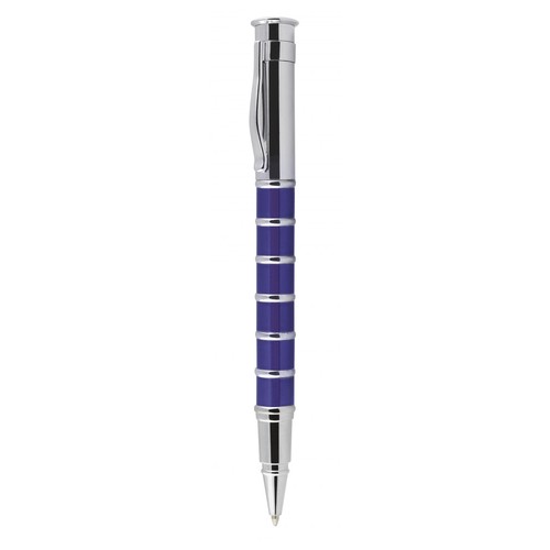 ROLLER AD ANELLI BLU E CROMATA