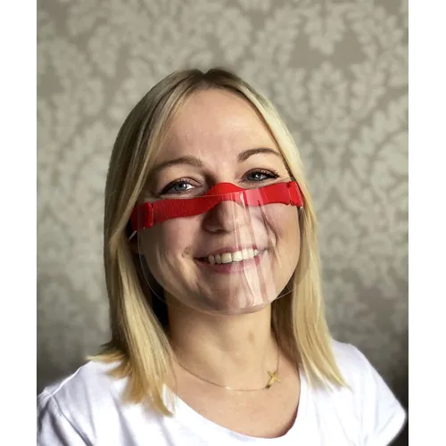 HESTIA clear face shield-mask for mouth and nose HESTIA clear face shield-mask for mouth and nose