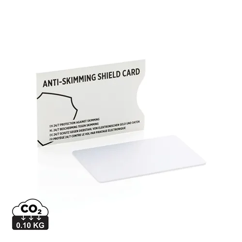 Anti-skimming RFID shield card with active jamming chip Anti-skimming RFID shield card with active jamming chip