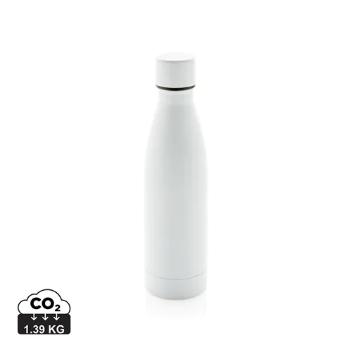 Bouteille iso couleur pleine en acier inoxydable recyclé RCS Bouteille iso couleur pleine en acier inoxydable recyclé RCS